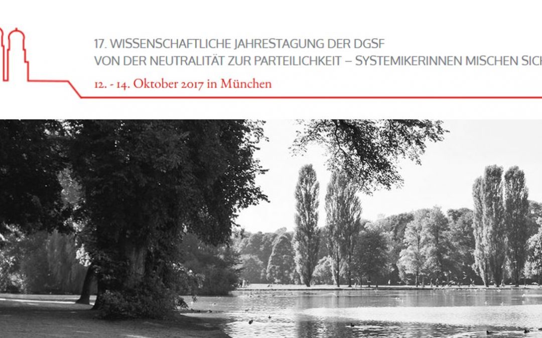 DGSF Jahrestagung, 12. – 14. Oktober 2017 in München